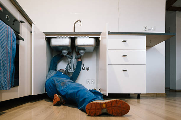 Professional Emergency Plumber technician working in Waterloo, WI